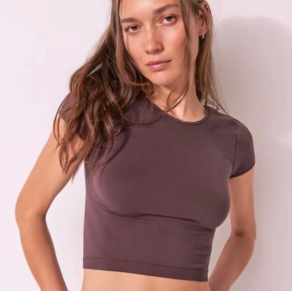 Intimately Free People Cap Sleeve Cami Crop Top Size M/L